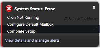 System Status: Error